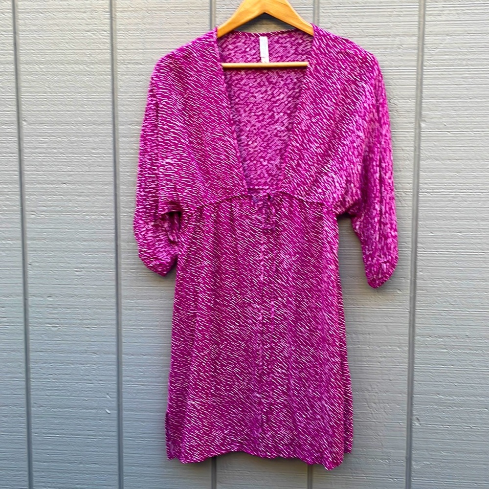 Swimsuit 🌴cover-up/ dress by XIA PinkWhite Size Small/Medium